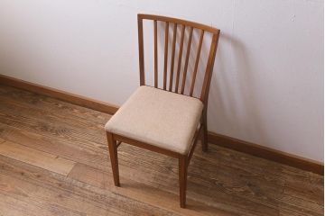 ヴィンテージ家具　イギリスビンテージ　Vanson　北欧スタイルにおすすめなチェア(ダイニングチェア、椅子)(R-041008)