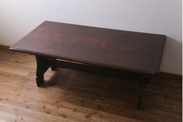 ビンテージ家具　民芸家具　英国家具にも合うダイニングテーブル(ヴィンテージ)(R-041009)