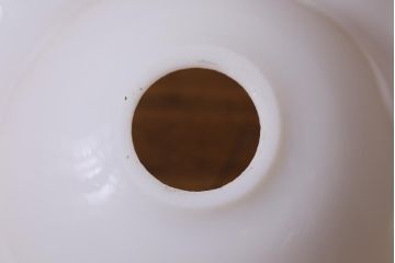 イギリスヴィンテージ照明　可愛らしいフリルシェードのペンダントライト(ランプシェード、天井照明、ビンテージ)(R-041023)