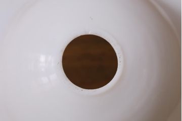 イギリスヴィンテージ照明　可愛らしいフリルシェードのペンダントライト(ランプシェード、天井照明、ビンテージ)(R-041025)