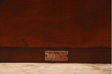 アンティーク家具　ヒノキ材天板リメイク　レトロなチェスト(サイドキャビネット、収納棚、テレビ台)(R-041032)