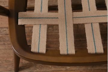 ヴィンテージ家具　ERCOL(アーコール)　エバーグリーン　ハイバック　クラシカルな佇まいが魅力の1人掛けイージーチェア(ラウンジチェア、アームチェア、椅子、ソファ、ビンテージ)(R-041044)