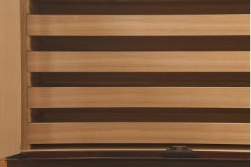 当店リメイク家具　伝統民芸　岩谷堂箪笥　衣装盆・収納棚2way　脚付サイドボード(衣装箪笥、収納棚)(R-041045)