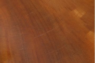 中古　民芸家具　総ケヤキ材　天板一枚板　独特の存在感を放つサイドテーブル(R-041050)