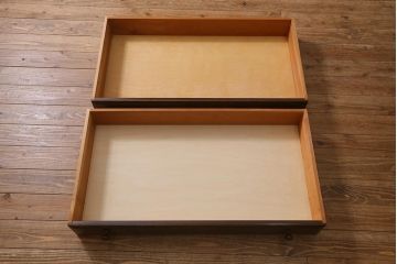 中古　松本民芸家具　落ち着いた雰囲気が魅力的なワードローブ(洋服タンス、チェスト、衣装箪笥)(定価約47万円)(R-041055)