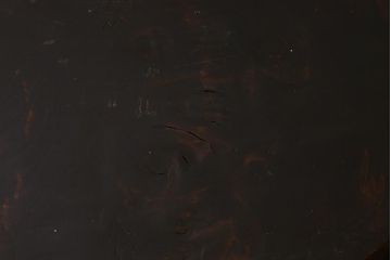 中古　特注　工芸品　秋山郷　花の浮き彫りが目を引くこね鉢(軽井沢彫、ディスプレイ雑貨)(R-041057)
