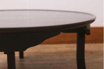 アンティーク家具　和製アンティーク　大正期　優美なフォルムが魅力の座卓(ローテーブル、センターテーブル)(R-041064)