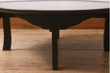 アンティーク家具　和製アンティーク　大正期　優美なフォルムが魅力の座卓(ローテーブル、センターテーブル)(R-041064)