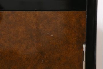 中古　国産　高級家具　桐材　燕子花(カキツバタ)　衣装盆付き　和モダンな和タンス(着物タンス、衣装タンス、重ね箪笥、桐箪笥、桐たんす)(R-041067)