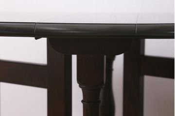中古　松本民芸家具　低めのつくりの26型バタフライ卓(ドロップリーフテーブル、バタフライテーブル、サイドテーブル)(R-041069)