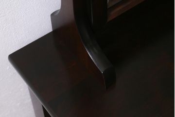 中古　北海道民芸家具　和洋どちらにも合わせやすい深みのある色味が魅力のドレッサー(鏡台)(R-041070)