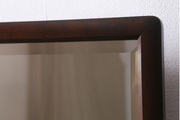 中古　北海道民芸家具　和洋どちらにも合わせやすい深みのある色味が魅力のドレッサー(鏡台)(R-041070)