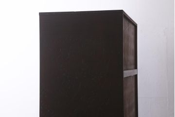 中古　美品　伝統工芸　軽井沢彫り　繊細な桜の図が見事なワードローブ(洋服タンス、チェスト)(R-041071)