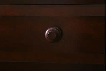 中古　松本民芸家具　D型整理タンスI　和洋どちらにも馴染む上品な佇まいのチェスト(衣装タンス、引き出し)(定価約30万円)(R-041073)