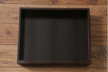 中古　民芸家具　黒檀　アジアンテイストにもおすすめな上品な意匠の茶棚(飾り棚、収納棚)(R-041074)