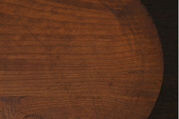アンティーク雑貨　総ケヤキ材　味わいのある古い花台(飾り台、DIY)(R-041084)