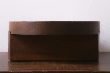 アンティーク雑貨　総ケヤキ材　味わいのある古い花台(飾り台、DIY)(R-041084)