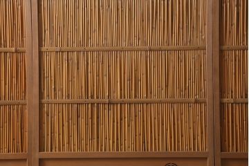 レトロ建具　昭和後期　美品!和の風情を演出してくれる御簾戸4枚セット(戸、簀戸、葭戸、夏障子、夏戸、窓、葦戸)(R-041087)