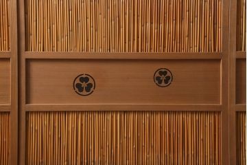 レトロ建具　昭和後期　美品!和の風情を演出してくれる御簾戸4枚セット(戸、簀戸、葭戸、夏障子、夏戸、窓、葦戸)(R-041087)