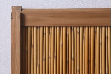 レトロ建具　昭和後期　美品!和の風情を演出してくれる御簾戸4枚セット(戸、簀戸、葭戸、夏障子、夏戸、窓、葦戸)(R-041087)