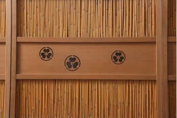 レトロ建具　昭和後期　美品!和の風情を演出してくれる御簾戸4枚セット(戸、簀戸、葭戸、夏障子、夏戸、窓、葦戸)(R-041087)