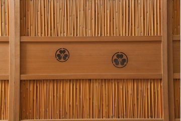 レトロ建具　昭和後期　美品!和の風情を演出してくれる御簾戸4枚セット(戸、簀戸、葭戸、夏障子、夏戸、窓、葦戸)(R-041087)