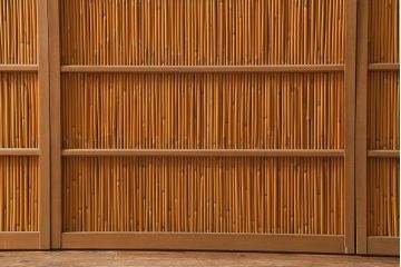 レトロ建具　昭和後期　美品!和の風情を演出してくれる御簾戸4枚セット(戸、簀戸、葭戸、夏障子、夏戸、窓、葦戸)(R-041087)