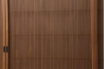 アンティーク建具　和製アンティーク　昭和中期　味わい深い木味が魅力の万本格子戸4枚セット(引き戸、建具)(R-041088)