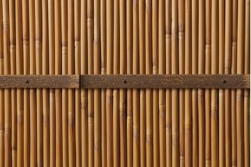 ビンテージ建具　和の風情を演出する御簾戸2枚セット(簾戸、簀戸、葭戸、夏障子、夏戸、葦戸)(R-041089)