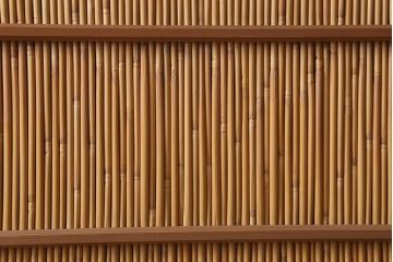 ビンテージ建具　和の風情を演出する御簾戸2枚セット(簾戸、簀戸、葭戸、夏障子、夏戸、葦戸)(R-041089)