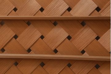 ビンテージ建具　和の風情を演出する御簾戸2枚セット(簾戸、簀戸、葭戸、夏障子、夏戸、葦戸)(R-041089)