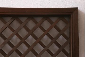 ヴィンテージ建具　昭和後期　和モダンなお部屋づくりにおすすめな欄間(明かり取り、明り取り、ビンテージ)(R-041090)