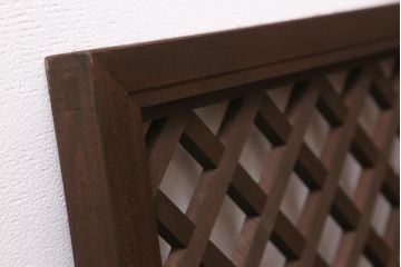 ヴィンテージ建具　昭和後期　和モダンなお部屋づくりにおすすめな欄間(明かり取り、明り取り、ビンテージ)(R-041090)