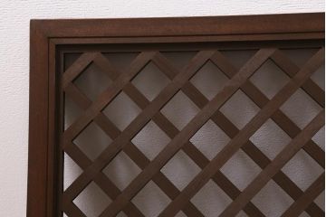 ヴィンテージ建具　昭和後期　和モダンなお部屋づくりにおすすめな欄間(明かり取り、明り取り、ビンテージ)(R-041090)