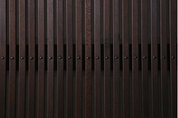アンティーク建具　和製アンティーク　大正昭和初期　裏障子付き　和モダンな空間におすすめな万本格子戸3枚セット(引き戸、建具)(R-041093)