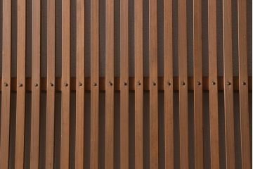 アンティーク建具　和製アンティーク　昭和中期　味わい深い木味が魅力の万本格子戸2枚セット(引き戸、建具)(R-041107)