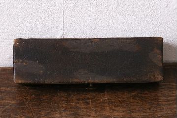 アンティーク雑貨　イギリスアンティーク　クラシカルな小箱(ペンケース、小物入れ)(R-041128)