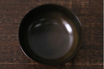 塗師　岡本陽斎　鶴蒔絵煮物椀5客セット　共箱付き(木製椀、漆器)(R-041141)