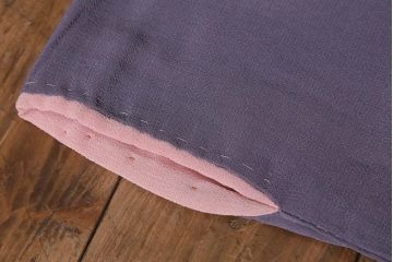 アンティーク着物　江戸縮緬着物(正絹古布、和服)(R-041144)