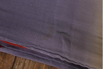 アンティーク着物　江戸縮緬着物(正絹古布、和服)(R-041144)