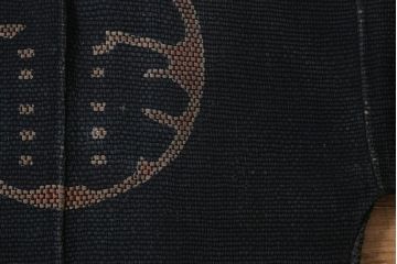 アンティーク雑貨　明治期　火消刺子半纏(刺子長袢纏)(R-041147)