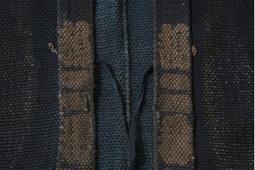 アンティーク雑貨　明治期　火消刺子半纏(刺子長袢纏)(R-041147)