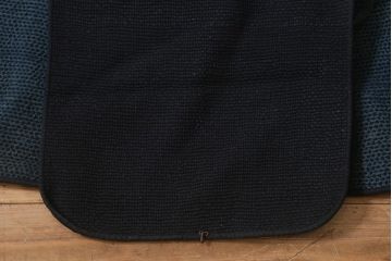 アンティーク雑貨　明治期　古い刺子頭巾(刺し子袢纏)(R-041149)