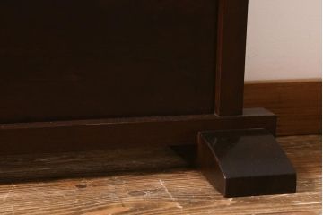 中古　松本民芸家具　和の風情が漂う障子付き衝立(つい立て、パーテーション)(R-041152)