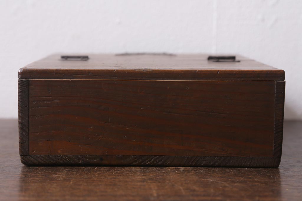 骨董品　花瓶　アンティーク　木箱 骨董品 花瓶 アンティーク 木箱 アンティークウッドボックス