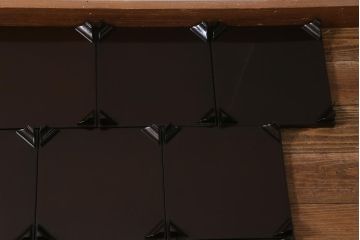アンティーク雑貨　明治大正　廣瀬作　輪島塗木製蒔絵膳10枚(共箱、漆器)(R-041163)