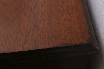 中古　DREXEL HERITAGE (ドレクセルヘリテイジ)　マホガニー材　洗練された大人の雰囲気醸し出す両袖デスク(机、在宅ワーク、在宅用ワークデスク)(R-041164)