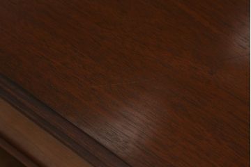 中古　DREXEL HERITAGE (ドレクセルヘリテイジ)　マホガニー材　洗練された大人の雰囲気醸し出す両袖デスク(机、在宅ワーク、在宅用ワークデスク)(R-041164)