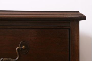 中古　DREXEL HERITAGE (ドレクセルヘリテイジ)　マホガニー材　洗練された大人の雰囲気醸し出す両袖デスク(机、在宅ワーク、在宅用ワークデスク)(R-041164)