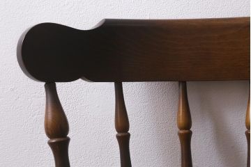 中古　飛騨産業　キツツキ　穂高シリーズ・WINDSOR　カントリースタイルにおすすめのウィンザーチェア(椅子、ダイニングチェア、ウインザーチェア)(R-041168)